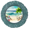 ROUND Digital Graphic Design BEACH SCENE 2 Sublimation PNG SVG Beach House Sign KITCHEN Wall Art Decor Wreath Design Gift Crafters Delight HAPPY CRAFTING {{ JAMsCraftCloset }}