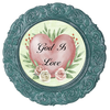 ROUND DIGITAL Graphic Design GOD IS LOVE Sublimation PNG SVG Country Farmhouse Home Decor Sign Shelf Sitter Wall Art Decor Wreath FAITH Design Gift Crafters Delight - JAMsCraftCloset