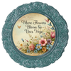 ROUND Digital Graphic Design WHERE FLOWERS BLOOM SO DOES HOPE Floral Wedding Gift First Home Sublimation Decoupage PNG SVG Country Farmhouse Home Decor Wall Art Shelf Sitter Gift Crafters Delight - JAMsCraftCloset