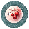 ROUND Digital Graphic Design MERRY CHRISTMAS - RED BULBS Gift First Home Sublimation Decoupage PNG SVG Country Farmhouse Home Decor Wall Art Decor Gift Crafters Delight - JAMsCraftCloset
