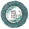 ROUND Digital Graphic Design - HOME IS MY HAPPY PLACE - Wedding Gift HOME DECOR Sublimation Decoupage PNG SVG PDF JPEG Country Farmhouse Wall Art Shelf Sitter Gift Crafters Delight - JAMsCraftCloset