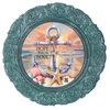 DIGITAL ROUND Graphic Design - HOPE ANCHORS THE SOUL - Beach Coastal Decor Wedding Gift HOME DECOR Sublimation Decoupage PNG SVG PDF JPEG Wall Art Shelf Sitter Gift Crafters Delight - JAMsCraftCloset