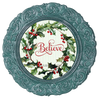 ROUND Digital Graphic Design &nbsp;Merry Christmas Holly Berries Yellow Background - CHRISTMAS DESIGN PNG-JPEG-PDF-SVG-Decoupage-Sublimation Design Graphic Country Farmhouse Home Decor HOLIDAY Decor Gift Crafters Delight - JAMsCraftCloset