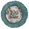 ROUND Digital Graphic Design - BE YOUR OWN KIND OF BEAUTIFUL- Wedding Gift HOME DECOR Sublimation Decoupage PNG SVG PDF JPEG Country Farmhouse Wall Art Shelf Sitter Gift Crafters Delight - JAMsCraftCloset