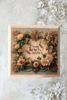 Wood Wall Art Plaque YOU BELONG HERE RIGHT BESIDE ME Square Decoupaged Home Decor Gift Idea Positive Saying Wedding Gift - JAMsCraftCloset