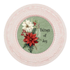 ROUND Digital Graphic Design Poinsettia Tidings Of Joy - CHRISTMAS DESIGN PNG-JPEG-PDF-SVG-Decoupage-Sublimation Design Graphic Country Farmhouse Home Decor HOLIDAY Decor Gift Crafters Delight - JAMsCraftCloset
