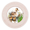 ROUND Digital Graphic Design MAMA DUCK AND BABBIES Decor Lake Scene With Animals First Home Sublimation Decoupage PNG SVG Country Farmhouse Home Decor Wall Art Shelf Sitter Gift Crafters Delight - JAMsCraftCloset