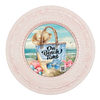 DIGITAL ROUND Graphic Design - ON BEACH TIME - Beach Coastal Decor Wedding Gift HOME DECOR Sublimation Decoupage PNG SVG PDF JPEG Wall Art Shelf Sitter Gift Crafters Delight - JAMsCraftCloset