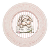 ROUND DIGITAL Graphic Design HAPPY EASTER BUNNY Sublimation PNG SVG Country Farmhouse Home Decor Sign Shelf Sitter Wall Art Decor Wreath EASTER Design Gift Crafters Delight - JAMsCraftCloset