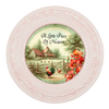 ROUND Digital Graphic Design A LITTLE BIT OF HEAVEN Farm Chickens Wedding Gift First Home Sublimation Decoupage PNG SVG Country Farmhouse Home Kitchen Decor Wall Art Shelf Sitter Gift Crafters Delight - JAMsCraftCloset
