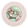 ROUND Digital Graphic Design WELCOME TO THE COOP 2 Rooster Floral Wedding Gift First Home Sublimation Decoupage PNG SVG Country Farmhouse Home Kitchen Decor Wall Art Shelf Sitter Gift Crafters Delight - JAMsCraftCloset