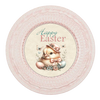 ROUND DIGITAL Graphic Design CHICK WITH HAT AND BUTTERFLIES - HAPPY EASTER Sublimation PNG SVG Country Farmhouse Home Decor Sign Shelf Sitter Wall Art Decor Wreath EASTER Design Gift Crafters Delight - JAMsCraftCloset