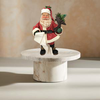 Shelf Sitter Santa With a Blank List Paper Mache Vintage Holiday Decoration Christmas Decor Gift Idea - JAMsCraftCloset