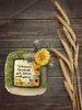 Dollar Tree CLEAR SQUARE Plastic PLATE Farmhouse Country Wall Art Sunflower Design WHEREVER LIFE PLANTS YOU Handmade Gift Idea Crafters Delight {{ JAMsCraftCloset }}