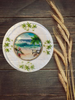 Dollar Tree CLEAR ROUND Plastic PLATE Beach Scene 2 Wall Art Design Handmade Home Decor Gift Idea Crafters Delight {{ JAMsCraftCloset }}