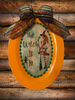 Hard Plastic OVAL TRAY Orange Farmhouse Country Home Decor THE WITCH IS IN Halloween Decor Wall Art Cottage Chic Decor Kitchen Decor Victorian Holiday Decor Handmade Gift Idea &nbsp;- JAMsCraftCloset