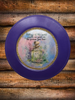 PLATE CHARGER PURPLE PLASTIC ROUND Decoupaged Hand Painted Upcycled Repurposed Wall Art NOTHING SMELLS BETTER THAN THE PERSON YOU LOVE Home Decor Wall Art Gift - JAMsCraftCloset