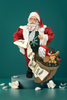 Shelf Sitter Santa With List and Hat Paper Mache Vintage Holiday Decoration Christmas Decor Gift Idea - JAMsCraftCloset