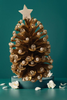 CHRISTMAS TREE Large Pine Cone With Bling Handmade Sparkly Christmas Holiday Winter Decoration Home Decor Shelf Sitter Gift Idea Unique - JAMsCraftCloset