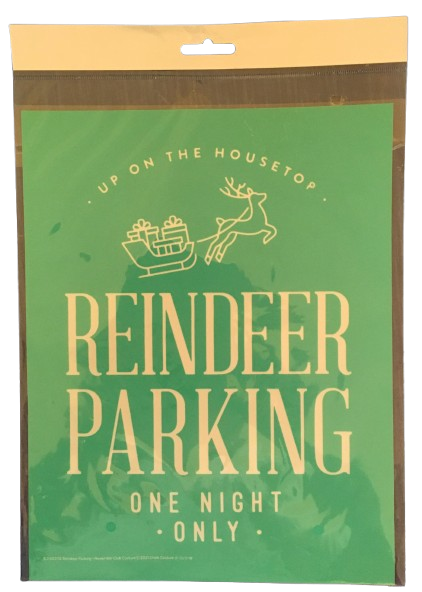 Chalk Couture STENCIL - NEW - REINDEER PARKING - Winter Christmas Stencil - Reusable Adhesive Silkscreen Stencil - Happy Crafting - JAMsCraftCloset