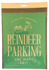Chalk Couture STENCIL - NEW - REINDEER PARKING - Winter Christmas Stencil - Reusable Adhesive Silkscreen Stencil - Happy Crafting - JAMsCraftCloset