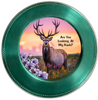 ROUND Digital Graphic Design HUNTERS ARE YOU LOOKING AT MY RACK Deer Decor Lake Scene With Animals First Home Sublimation Decoupage PNG SVG Country Farmhouse Home Decor Wall Art Shelf Sitter Gift Crafters Delight