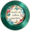 ROUND Digital Graphic Design YOU GIVE ME ENDLESS BUTTERFLIES Wedding Gift First Home Sublimation PNG SVG Country Farmhouse Home Decor Wall Art Gift Crafters Delight - JAMsCraftCloset