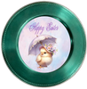 ROUND DIGITAL Graphic Design CHICK WITH UMBRELLA - HAPPY EASTER Sublimation PNG SVG Country Farmhouse Home Decor Sign Shelf Sitter Wall Art Decor Wreath EASTER Design Gift Crafters Delight
