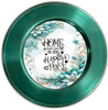 ROUND Digital Graphic Design - HOME IS MY HAPPY PLACE - Wedding Gift HOME DECOR Sublimation Decoupage PNG SVG PDF JPEG Country Farmhouse Wall Art Shelf Sitter Gift Crafters Delight - JAMsCraftCloset