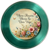 ROUND Digital Graphic Design WHERE FLOWERS BLOOM SO DOES HOPE Floral Wedding Gift First Home Sublimation Decoupage PNG SVG Country Farmhouse Home Decor Wall Art Shelf Sitter Gift Crafters Delight - JAMsCraftCloset