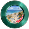 DIGITAL ROUND Graphic Design - HAPPIEST BY THE SEA - Beach Coastal Decor Wedding Gift HOME DECOR Sublimation Decoupage PNG SVG PDF JPEG Wall Art Shelf Sitter Gift Crafters Delight - JAMsCraftCloset