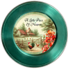 ROUND Digital Graphic Design A LITTLE BIT OF HEAVEN Farm Chickens Wedding Gift First Home Sublimation Decoupage PNG SVG Country Farmhouse Home Kitchen Decor Wall Art Shelf Sitter Gift Crafters Delight - JAMsCraftCloset