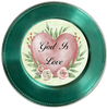 ROUND DIGITAL Graphic Design GOD IS LOVE Sublimation PNG SVG Country Farmhouse Home Decor Sign Shelf Sitter Wall Art Decor Wreath FAITH Design Gift Crafters Delight - JAMsCraftCloset