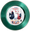 DIGITAL ROUND Graphic Design PATRIOTIC GOD BLESS AMERICA CHICKENS - PNG-JPEG-PDF-SVG-Decoupage-Sublimation Design Graphic Country Farmhouse Home Decor HOLIDAY Decor Gift Crafters Delight - JAMsCraftCloset