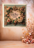 Wood Wall Art Plaque TOGETHER THEY BUILT A LIFE THEY LOVED Square Decoupaged Home Decor Gift Idea Positive Saying Wedding Gift - JAMsCraftCloset