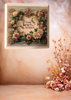 Wood Wall Art Plaque YOU BELONG HERE RIGHT BESIDE ME Square Decoupaged Home Decor Gift Idea Positive Saying Wedding Gift - JAMsCraftCloset