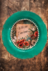 PLATE CHARGER TEAL AQUA PLASTIC ROUND DECOUPAGED Upcycled Repurposed Wall Art or Shelf Sitter WITH YOU I AM HOME Home Decor Wall Art Gift WEDDING - JAMsCraftCloset