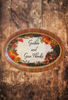Hard Plastic OVAL TRAY Farmhouse Country Home Decor GATHER AND GIVE THANKS Wall Art Cottage Chic Kitchen Decor Bar Decor Victorian Decor Handmade Gift Idea &nbsp;- JAMsCraftCloset