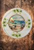 Dollar Tree CLEAR ROUND Plastic PLATE Beach Scene 4 Wall Art Design Handmade Home Decor Gift Idea Crafters Delight {{ JAMsCraftCloset }}