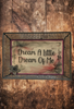 TRAY GRAY METAL Rectangle Decoupaged Hand Painted Upcycled Repurposed Wall Art DREAM A LITTLE DREAM OF ME Home Decor Decor LOVE Wall Art Gift - JAMsCraftCloset