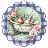 ROUND Digital Graphic Design WELCOME TO THE COOP 2 Rooster Floral Wedding Gift First Home Sublimation Decoupage PNG SVG Country Farmhouse Home Kitchen Decor Wall Art Shelf Sitter Gift Crafters Delight - JAMsCraftCloset
