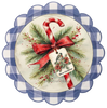 ROUND Digital Graphic Design CANDY CANE MERRY CHRISTMAS - CHRISTMAS DESIGN PNG-JPEG-PDF-SVG-Decoupage-Sublimation Design Graphic Country Farmhouse Home Decor HOLIDAY Decor Gift Crafters Delight- JAMsCraftCloset
