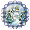 ROUND Digital Graphic Design &nbsp;WINTER BLUE SCENE- MERRY CHRISTMAS - CHRISTMAS DESIGN PNG-JPEG-PDF-SVG-Decoupage-Sublimation Design Graphic Country Farmhouse Home Decor HOLIDAY Decor Gift Crafters Delight - JAMsCraftCloset