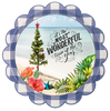 ROUND Digital Graphic Design SANTA - The Most Wonderful Time of the Year - CHRISTMAS DESIGN PNG-JPEG-PDF-SVG-Decoupage-Sublimation Design Graphic Country Farmhouse Home Decor HOLIDAY Decor Gift Crafters Delight - JAMsCraftCloset