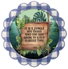 ROUND Digital Graphic Design IT IS A JUNGLE OUT THERE Wedding Gift First Home Sublimation Decoupage PNG SVG Country Farmhouse Home Decor Wall Art Shelf Sitter Gift Crafters Delight - JAMsCraftCloset
