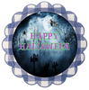 ROUND DIGITAL Graphic Design HAPPY HALLOWEEN Halloween Sublimation Decoupage PNG SVG Country Farmhouse Home Decor Sign Shelf Sitter Wall Art Decor Wreath Design Gift Crafters Delight - JAMsCraftCloset