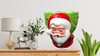 Shelf Sitters SANTA WITH GREEN SACK FAT CANDLE HOLDER Ceramic Vintage Holiday Decoration Christmas Decor Gift Idea - JAMsCraftCloset