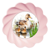 ROUND Digital Graphic Design MAMA DUCK AND BABBIES Decor Lake Scene With Animals First Home Sublimation Decoupage PNG SVG Country Farmhouse Home Decor Wall Art Shelf Sitter Gift Crafters Delight - JAMsCraftCloset
