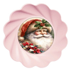 ROUND Digital Graphic Design &nbsp;SANTA FACE HOLLY POINSETTIAS - CHRISTMAS DESIGN PNG-JPEG-PDF-SVG-Decoupage-Sublimation Design Graphic Country Farmhouse Home Decor HOLIDAY Decor Gift Crafters Delight - JAMsCraftCloset