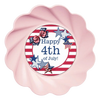ROUND Digital Graphic Design PATRIOTIC HAPPY 4TH - DESIGN PNG-JPEG-PDF-SVG-Decoupage-Sublimation Design Graphic Country Farmhouse Home Decor HOLIDAY Decor Gift Crafters Delight - JAMsCraftCloset